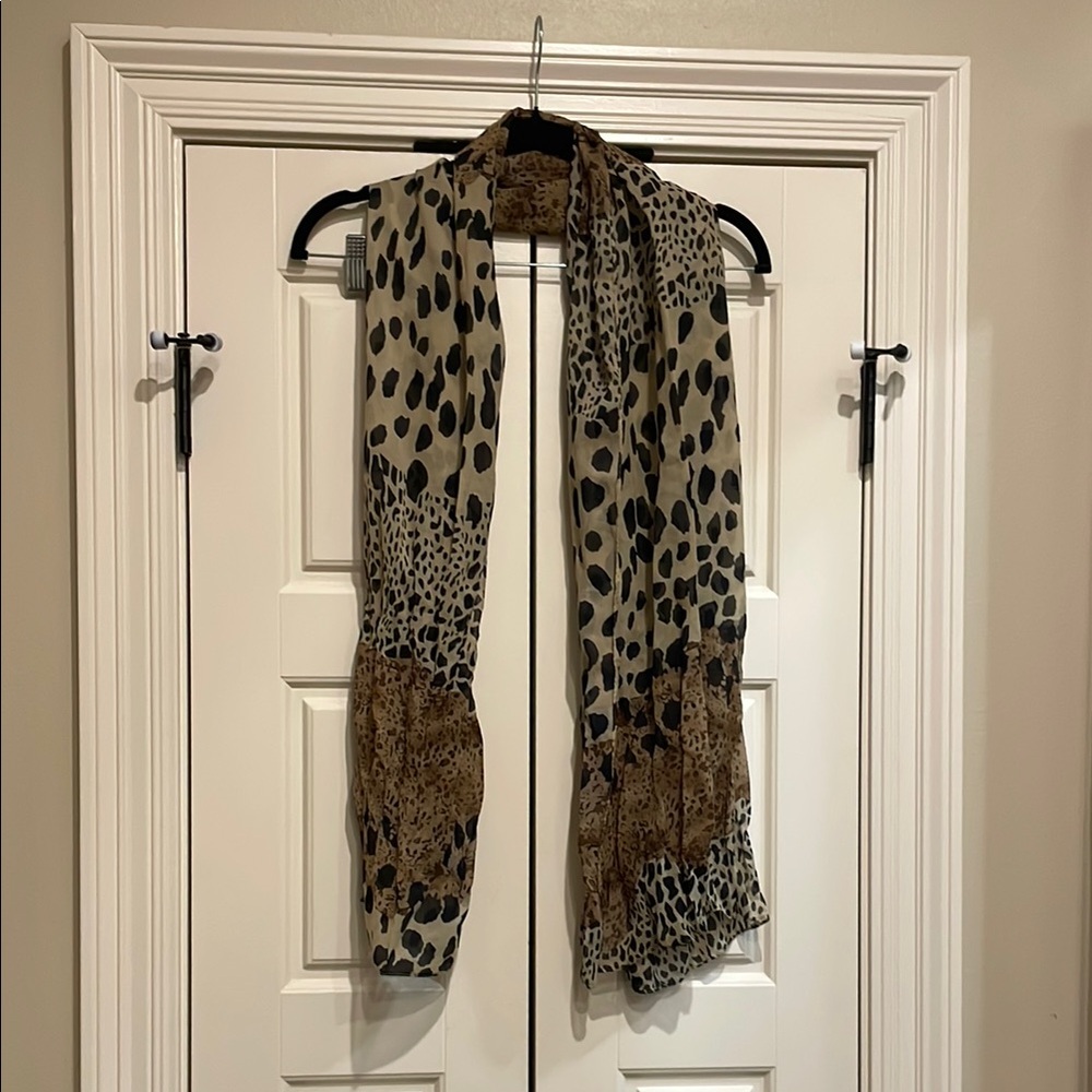 Leopard Print Scarf